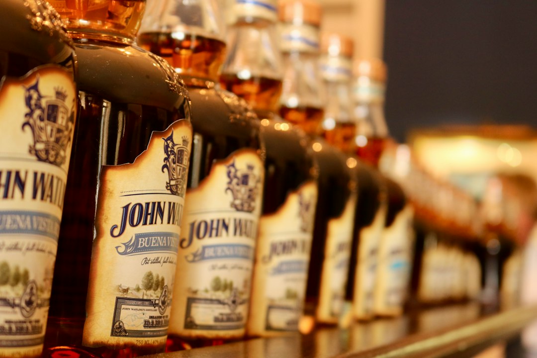 Johnnie Walker scotch whisky on the drinks menu at KRSMA Indian Restaurant Vancouver
